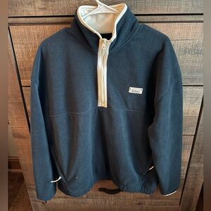 Hollister Dark Blue Zip-Up Sweater